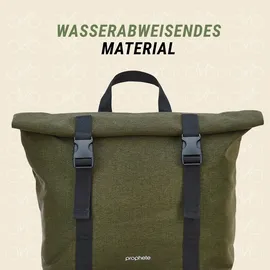 Prophete Fahrrad-Seitenpacktasche 10 l grün