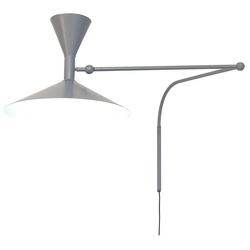 Nemo Lighting - Lampe de Marseille Wandleuchte Matt Grey - cm - 80 cm