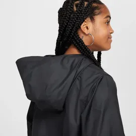 Nike Regenjacke Unisex Schwarz M (137-147 cm)