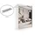 altdecor Schiebetürenschrank DEBI 160 x 216 x 61 cm Weiß
