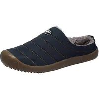 Herren-Hausschuhe, Baumwolle, leicht, warm, Weihnachten, Tier, Baumwolle, Hausschuhe, Herren, Pantoffeln, Slides aus Memory-Schaum, navy, 49 EU - 50.5 EU