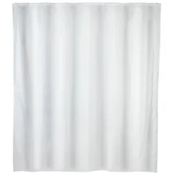WENKO Anti-Schimmel Duschvorhang Uni White Badzubehör   