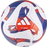 adidas Unisex Ball (Laminated) Tiro League Tsbe Football, White/Team Royal Blue/Team Solar Orange, HT2422, 4