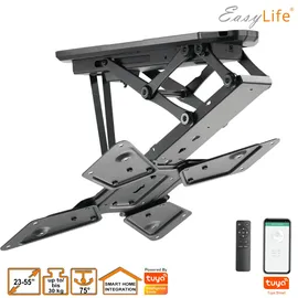 Easy Life EasyLife TV Deckenhalter Smart Home elektrisch schwenkbar 23 bis 55 Zoll VESA 400x400 Schwarz