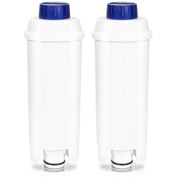 Bettizia Wasserfilter Wasserfilter für DeLonghi DLSC002 Kaffeemaschine 2er Set weiß