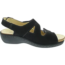 Belvida Sandale Damen Schwarz 37