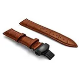 TikTako Leder Uhrenarmband-Bügel Quick Release-Uhrenarmband 18mm-24mm-Lederband