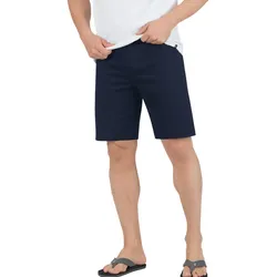 Bermudas » Bermuda aus 100% Baumwolle«, (1 tlg.), Gr. 4XL - US-Größen, navy, , 10148465-4XL US-Größen