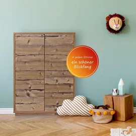 Aileenstore Highboard Eyecatcher Kommode mit Push-To-Open-System