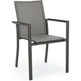 BIZZOTTO Konnor Gartenstuhl 56 x 56 x 88 cm grau