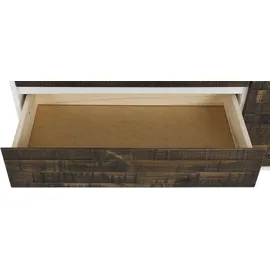 OTTO home Morgan 165 x 68 x 35 cm Weiß / Braun