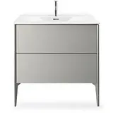 Duravit XViu Waschtisch-Unterschrank XV43020B191 81 x 59,1 x 48 cm, taupe matt, 2 Auszüge, champagner matt