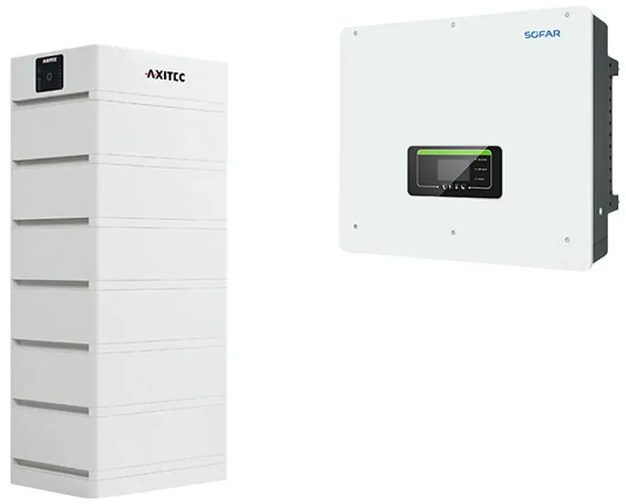 Speicher Wechselrichter Set System inkl. Hybridwechselrichter AXIstorage Li SV1 20.2 + HYD 20KTL-3PH Hybrid-WR, Axitec + SOFAR
