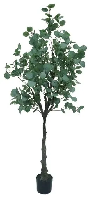 NeverLeafs Kunstpflanze + Realistische Blätter, Pflegefrei, Eleganter Grünlook (160 cm) – Geldbaum | Neverleafs