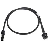 Neutrik 1027577 Strom Anschlusskabel Schwarz 1.5m