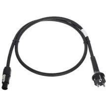 Neutrik 1027577 Strom Anschlusskabel Schwarz 1.5m