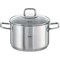 Kochtopf FISSLER "viseo", silber (silberfarben), Ø:24cm, Töpfe, Induktion