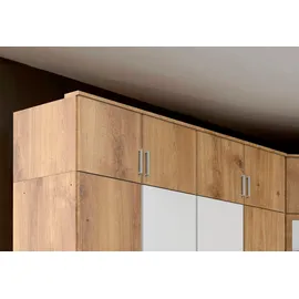 WIMEX Schrankaufsatz WIMEX "Click", braun (plankeneichefarben), B:180cm H:42cm T:56cm, Kunststoff, Möbelaufsätze, Kleiderschrank-Zubehör Schrankaufsatz