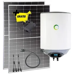 Fothermo 30 Liter Photovoltaik Warmwasserbereiter Set Solar Elektro Boiler PV
