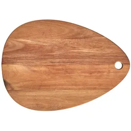 Zeller Schneidebrett Tropfenform 1-tlg. 40 x 29 x 2 cm Beige