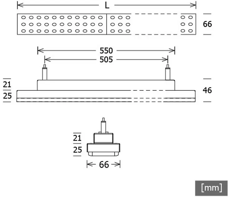 LTS Licht&Leuchten LED-Stromschienenleuchte LUZ-P12 103.830.60ws