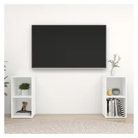 VidaXL TV-Schränke 2 Stk. Weiß 72x35x36,5 cm Holzwerkstoff