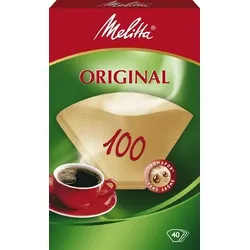 Melitta 12603.3 Kaffeefilter 40 Stück(e) Braun Einweg-Kaffeefilter