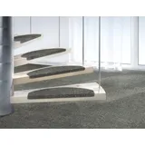 DEKOWE Stufenmatte »Mara S2«, halbrund, 5 mm Höhe, 100% Sisal, große Farbauswahl, selbstklebend, auch als Set 15 Stück grau