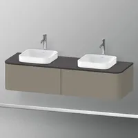 Duravit Happy D.2 Plus Waschtischunterbau für Konsole mit 2