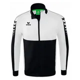 Erima Six Wings Worker Trainingsjacke schwarz/weiß S