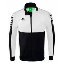 Erima Six Wings Worker Trainingsjacke schwarz/weiß S