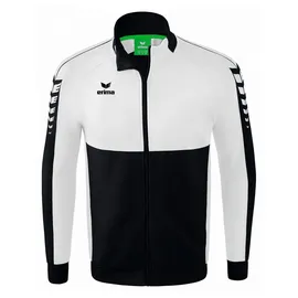 Erima Six Wings Worker Trainingsjacke schwarz/weiß S