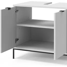 Vicco Waschbeckenunterschrank Eliza Weiß 70 x 63 cm mit 2 Türen