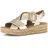 Gabor Plateau-Sandaletten Damen Gold 42