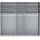 Wiemann Drehtürenschrank Monaco 246,3 x 236 x 58 cm Beige/Braun