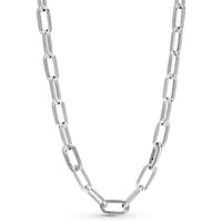 Pandora ME Link Chain Halskette 45cm aus Sterling-Silber, Kompatibel mit PANDORA ME Armbänder, Höhe: 8,6mm, 399590C00-45