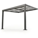 Juskys Terrassendach Jakarta 3 x 3 m grau