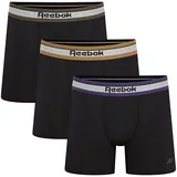 Reebok Angus Boxershorts Schwarz XL 3er Pack