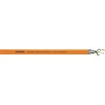 Cordial CCAT 6A INST-ORANGE 100 FRNC Netzwerkkabel CAT 6a U/FTP 8 x 0.26 mm2 Orange Meterware