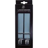 LINDENMANN Hosenträger Hosenträger Uni grau 120 cm