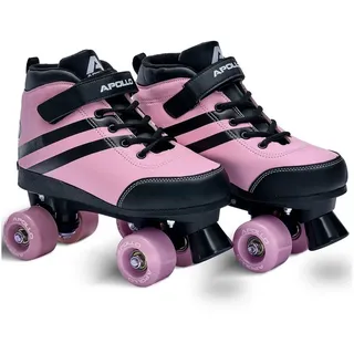 Apollo Rollschuhe Disco Soft Boots größenverstellbar 31-42 orchideenpink|SCHWARZ 31/34