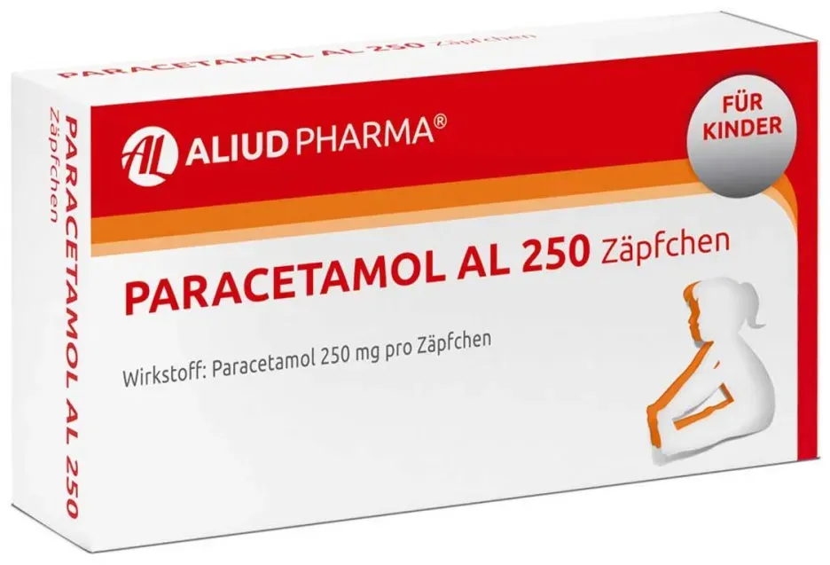 Paracetamol AL 250 Zäpfchen bei akuten Schmerzen und Fieber