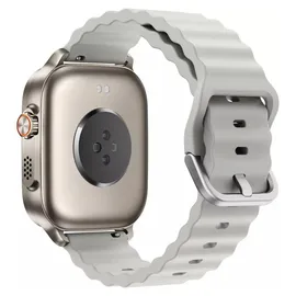 Realme Watch 5 BT 40 mm Aluminiumgehäuse Titanium Silver Sportarmband Silber One Size 