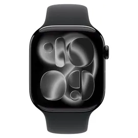 Apple Watch Sportarmband 46 mm Schwarz M/L