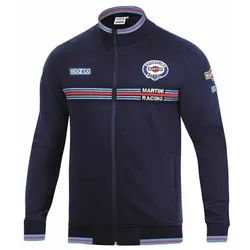 Herren Sweater ohne Kapuze Sparco Martini Racing Marineblau