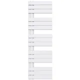 doporro Heizkörper Badezimmer Badheizkörper Badheizung Handtuchheizkörper 131x40cm Handtuchtrockner Handtuchwärmer Seitenanschluss Weiß