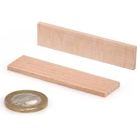 Metrie 200 Stück 1/4 Holzstäbchen
