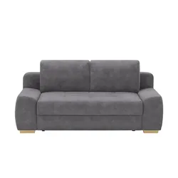 bobb Schlafsofa mit pflegeleichtem Bezugsstoff  Eleny ¦ grau ¦ Maße (cm): B: 210 H: 96 T: 108