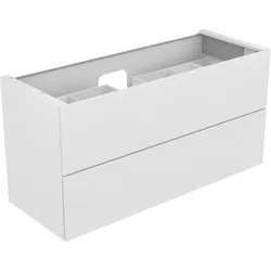 Edition 11 Waschtischunterbau 2 Auszüge und Beleuchtung 1400 x 700 x 535 mm cashmere/Glas cashmere WTU Edition 11 31362, 2 Auszüge, Bel., cashmere/Glas cashmere
