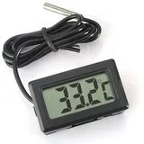 Ymyny Digitales LCD-Thermometer, Temperaturmonitor mit externer wasserdichter Sonde für Kühlschrank, Gefrierschrank, Kühlschrank, Aquarium